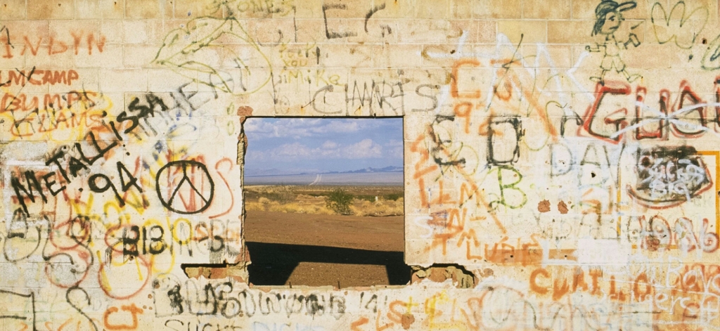 Gas Station Ruins, Route 66, Mojave Desert, California, United States of America