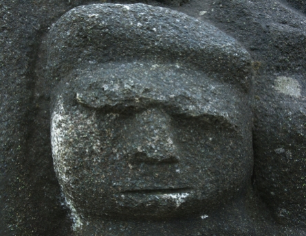 A hard day, even for a stone face
