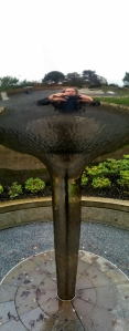 Fountain, UBC Botanical Gardens, University of British Columbia, Vancouver, British Columbia, Canada