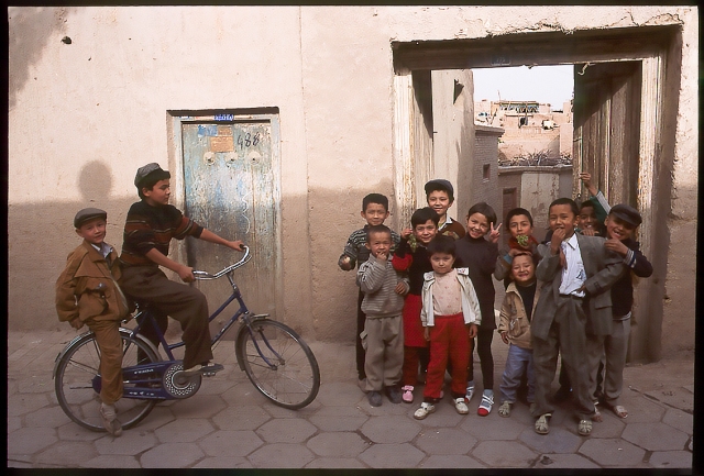 Uyghur Children, Kashgar, Xinjiang Autonomous Region, The People's Republic of China
