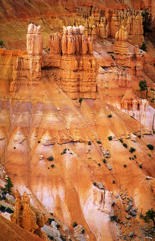 Hoodoos and painted sand, Bryce Canyon National Park, Utah, United States of America
