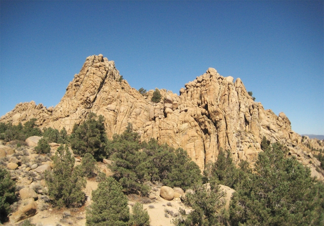 Geological Rock Formation, State Road 120 East of Mono Lake California, United States of America