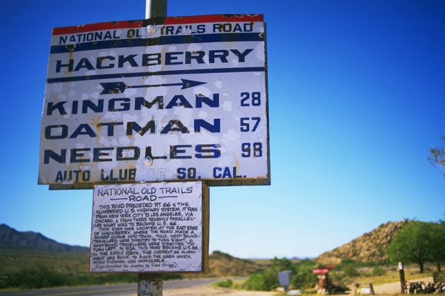 Route 66, The Mother Road, Hackberry, California, United States of America