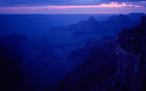 Sunset, Viewed from Point Imperial, Grand Canyon National Park, North Rim, Arizona, United States of America