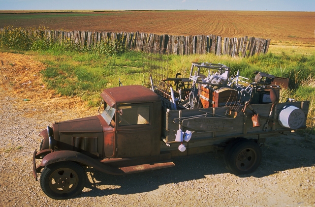 Dustbowl Jalopy, Between Adrian and Vega, Texas, United States of America