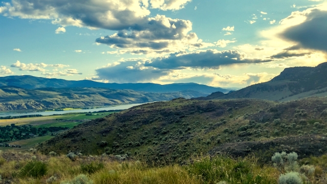 From Tower Hill, Lac Du Bois Grasslands, Kamloops, British Columbia, Canada