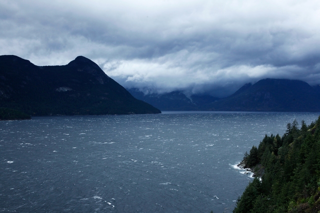 Storm, Howe Sound, Sea to Sky Highway, British Columbia, Canada