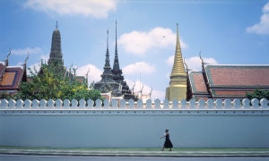 Outer Wall, Wat Pho, Grand Palace, Bangkok, Thailand