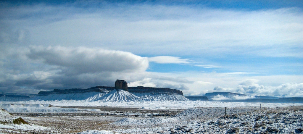 Frozen Range Land, Somewhere west of Mesa Verde, Colorado, United States of America