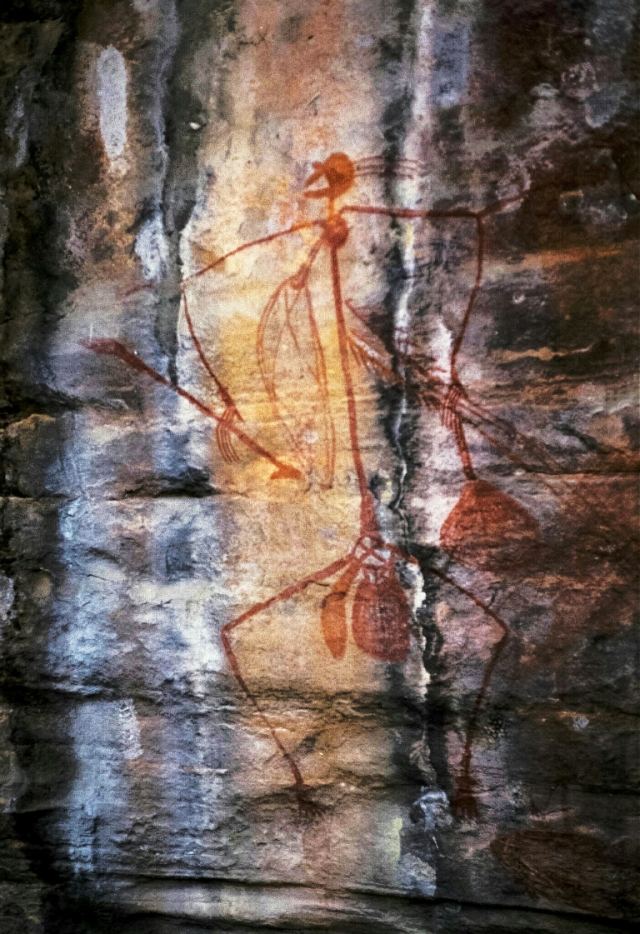 Aboriginal Rock Painting, Kakadu National Park, Northern Territory, Australia