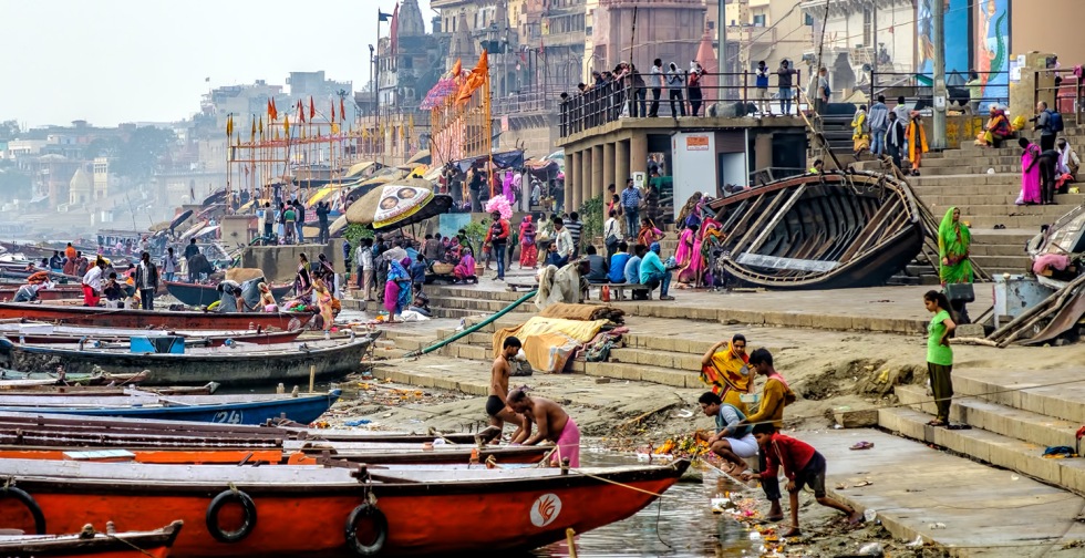 Human Cacophony, The Ganges River (Ganga), Varanasi, Uttar Pradesh, India