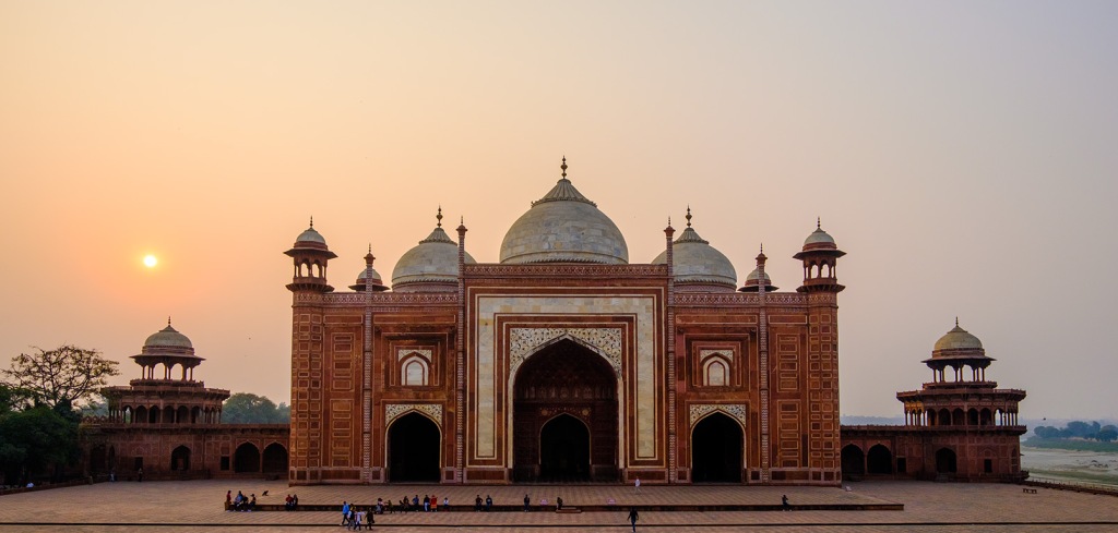The Mosque, Taj Mahal, Agra, Uttar Pradesh, India