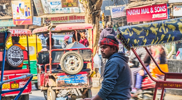 Auto Rickshaw Driver, Chandni Chowk (Old Delhi), New Delhi, India