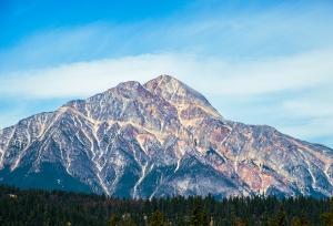Pyramid Mountain, Rocky Mountains, Jasper National Park, Alberta, Canada