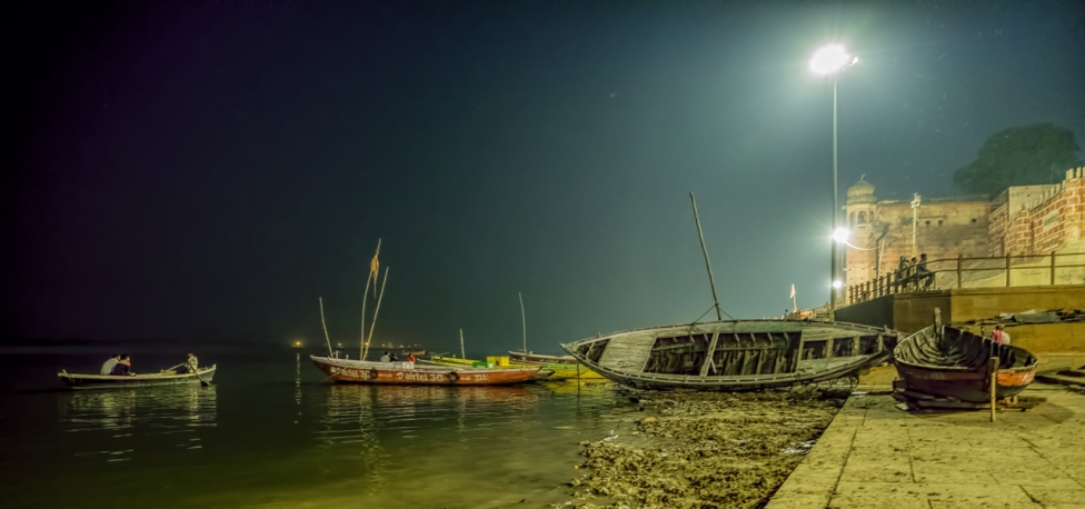 Boats, The Ganga/Ganges River, Varanasi, Uttar Pradesh, India