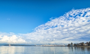 City on the Bay, Vancouver, From Jericho Beach, British Columbia, Canada