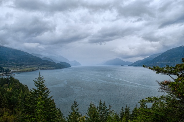 Cloudy Sound, Britannia Beach, Howe Sound, British Columbia, Canada