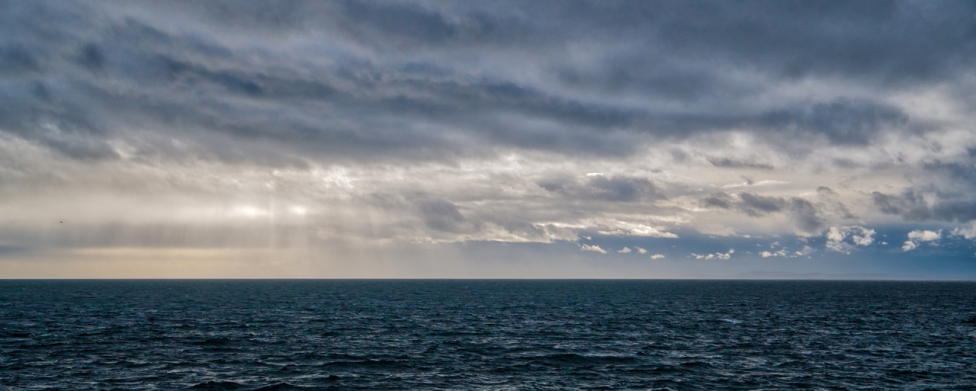 Stormy Horizon, Strait of Georgia, BC Ferries, British Columbia, Canada