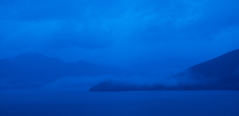 Howe Sound Dusky Blues, Howe Sound, Sea to Sky Highway, Britannia Beach, British Columbia, Canada