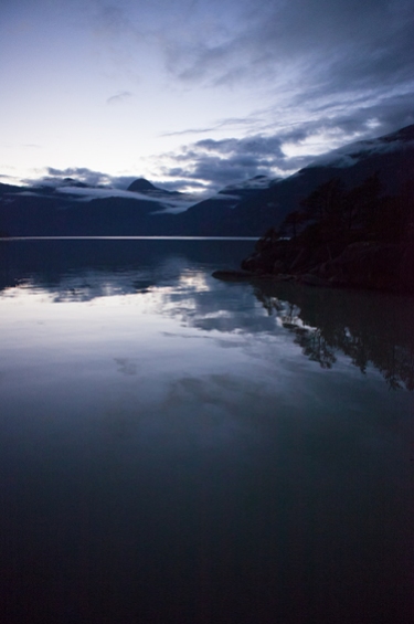 Peaceful Sound, Woodfibre Ferry Terminal, Squamish, Howe Sound, British Columbia, Canada