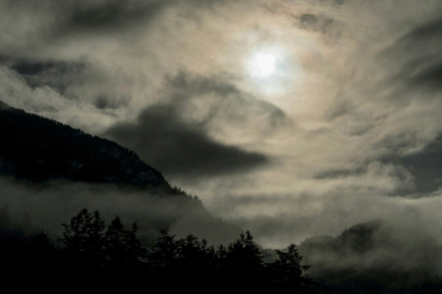 Sky Becomes the Land, Porteau Cove, Howe Sound, British Columbia, Canada