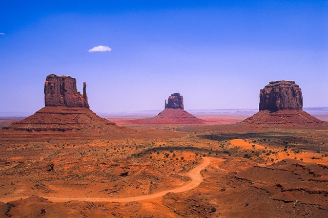 Mittens and Buttes, Monument Valley Navajo Park, Arizona, United States of America