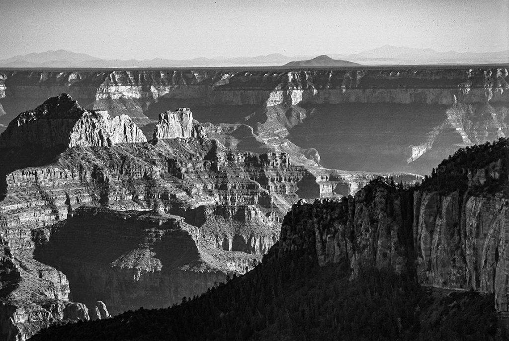 Monochrome Canyon, Bright Angel Point, Grand Canyon National Park, North Rim, Arizona, United States of America