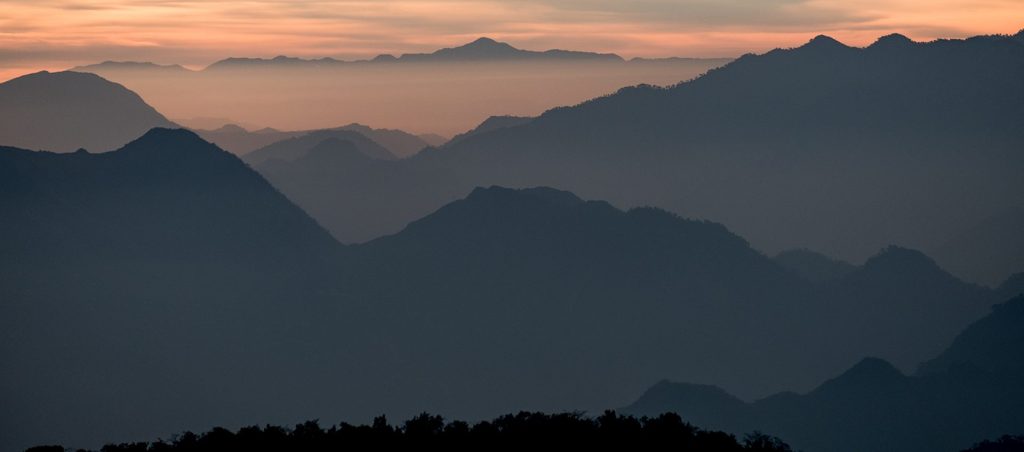 Himalaya Foothills Sunrise VII, Kunjapuri Devi Temple, Rishikesh, Uttarakhand, India