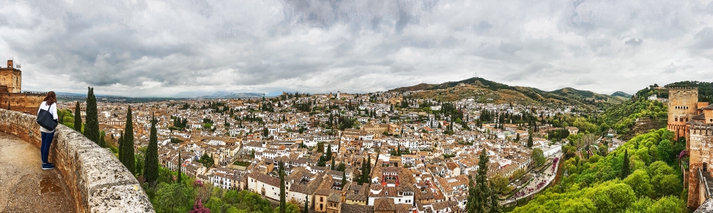 Gaze Upon Another TIme, From the Alhambra, Granada, Spain