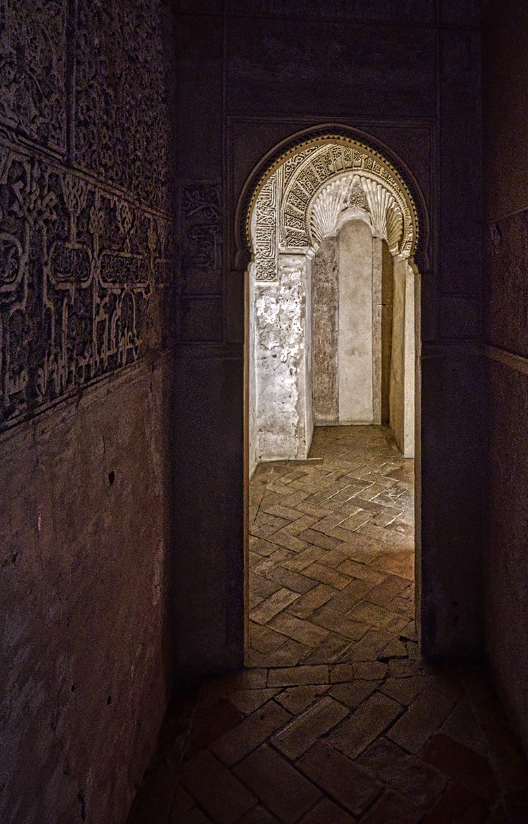 Arches, Palacios Nazaries, Alhambra, Granada, Spain