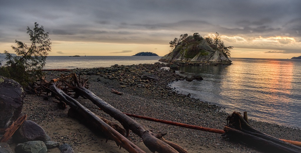 Perfect Sunset, Whytecliff Park, West Vancouver, British Columbia, Canada