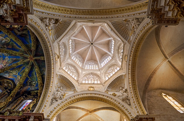 Dome of Light, Valencia Cathedral, Valencia, Spain