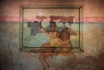Roman Horseman Fresco, The Museum of Barcelona, Catalonia, Spain