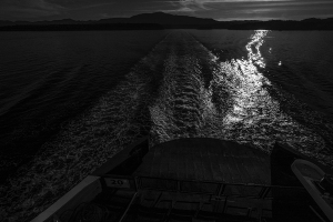 Wakes, BC Ferries, Nanaimo to Horseshoe Bay, Strait of Georgia, British Columbia, Canada