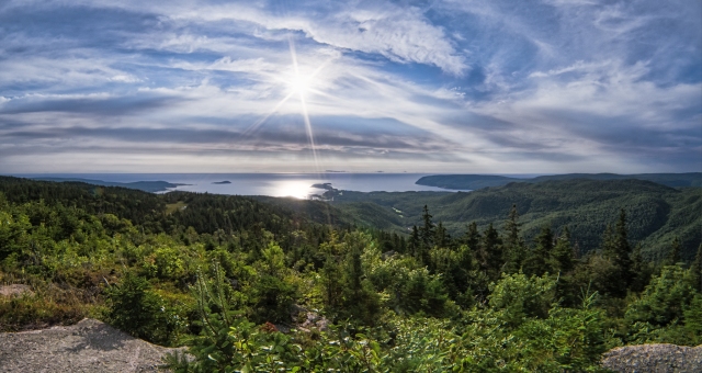 Middle Head in the Morninng, Franey Trail Lookout, Cape Breton Highlands National Park, Nova Scotia, Canada