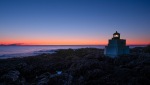 Fire on the Horizon, Amphitrite Point Lighthouse, Wild Pacific Trail, Ucluelet, British Columbia, Canada