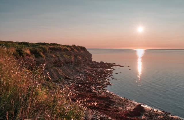 Pastel Sunset, Point Aconi, Nova Scotia, Canada